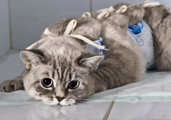 кошка после стерилизации